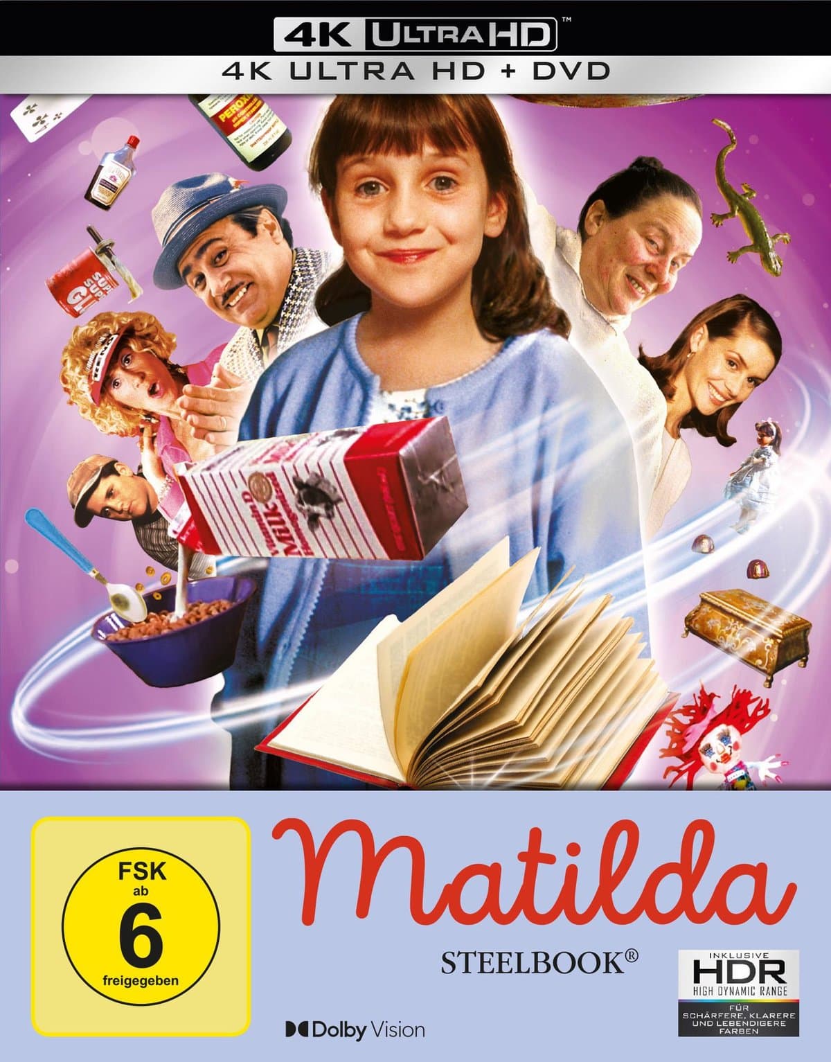 Matilda - Limitiertes Steelbook  (4K-UHD + DVD)