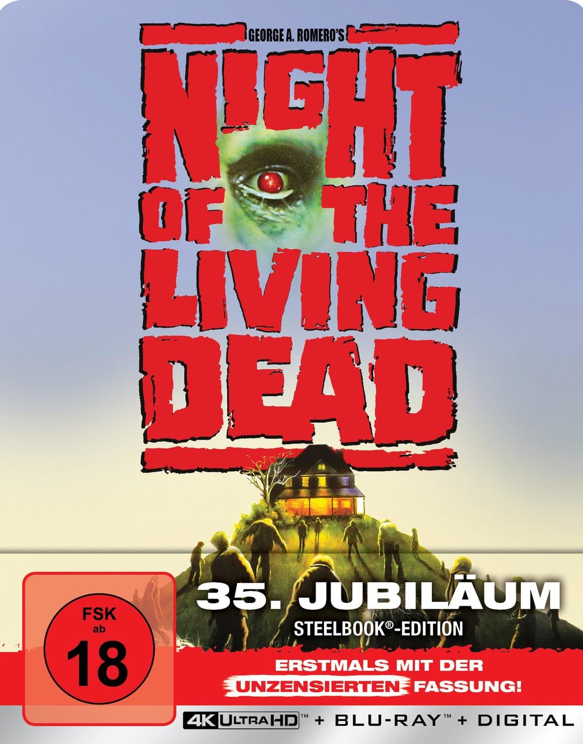 Night of the Living Dead (1990) (Limitiertes Steelbook)  (4K Ultra HD) (+ Blu-ray)