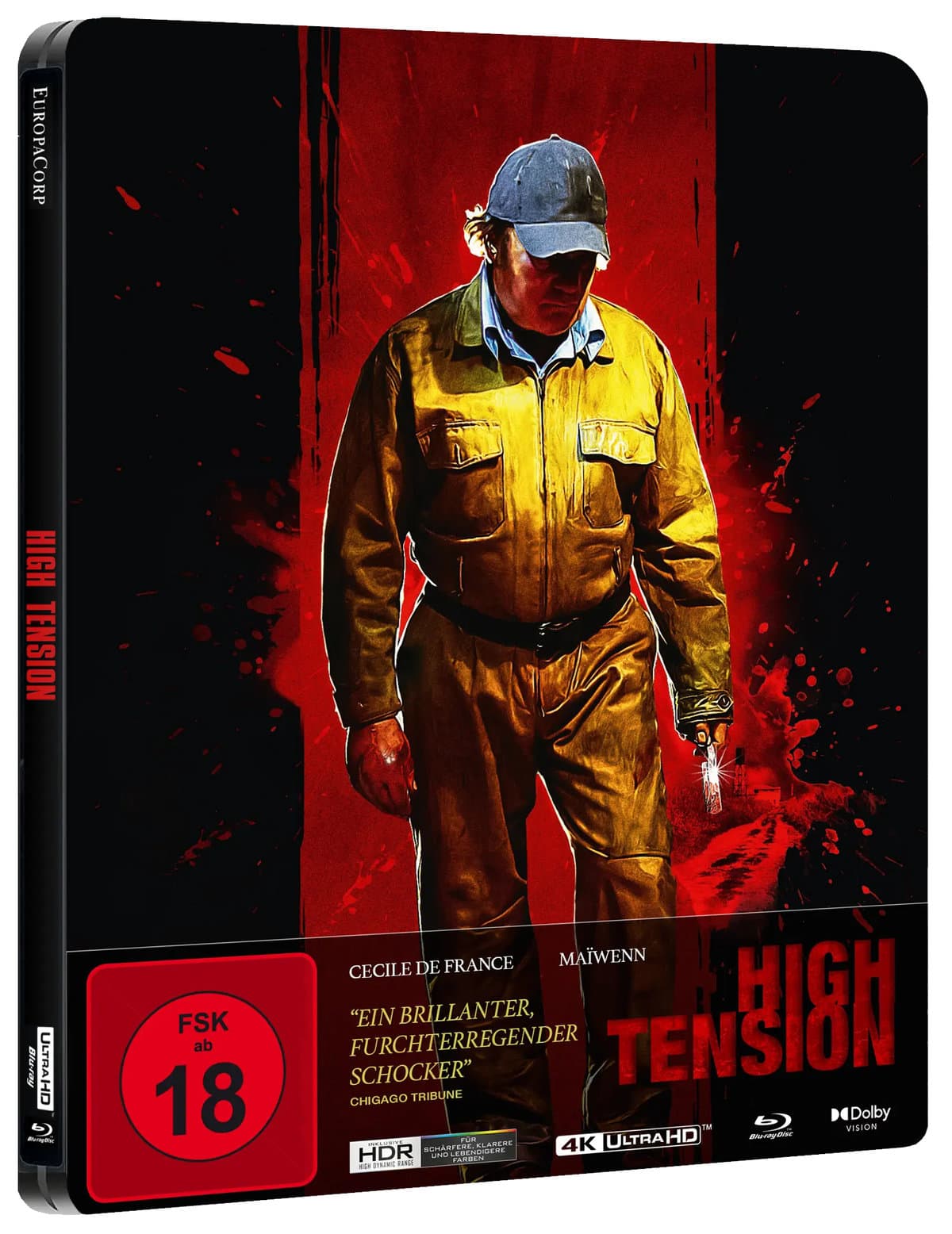 High Tension - Limitiertes Steelbook  (4K Ultra HD+2 Blu-ray)