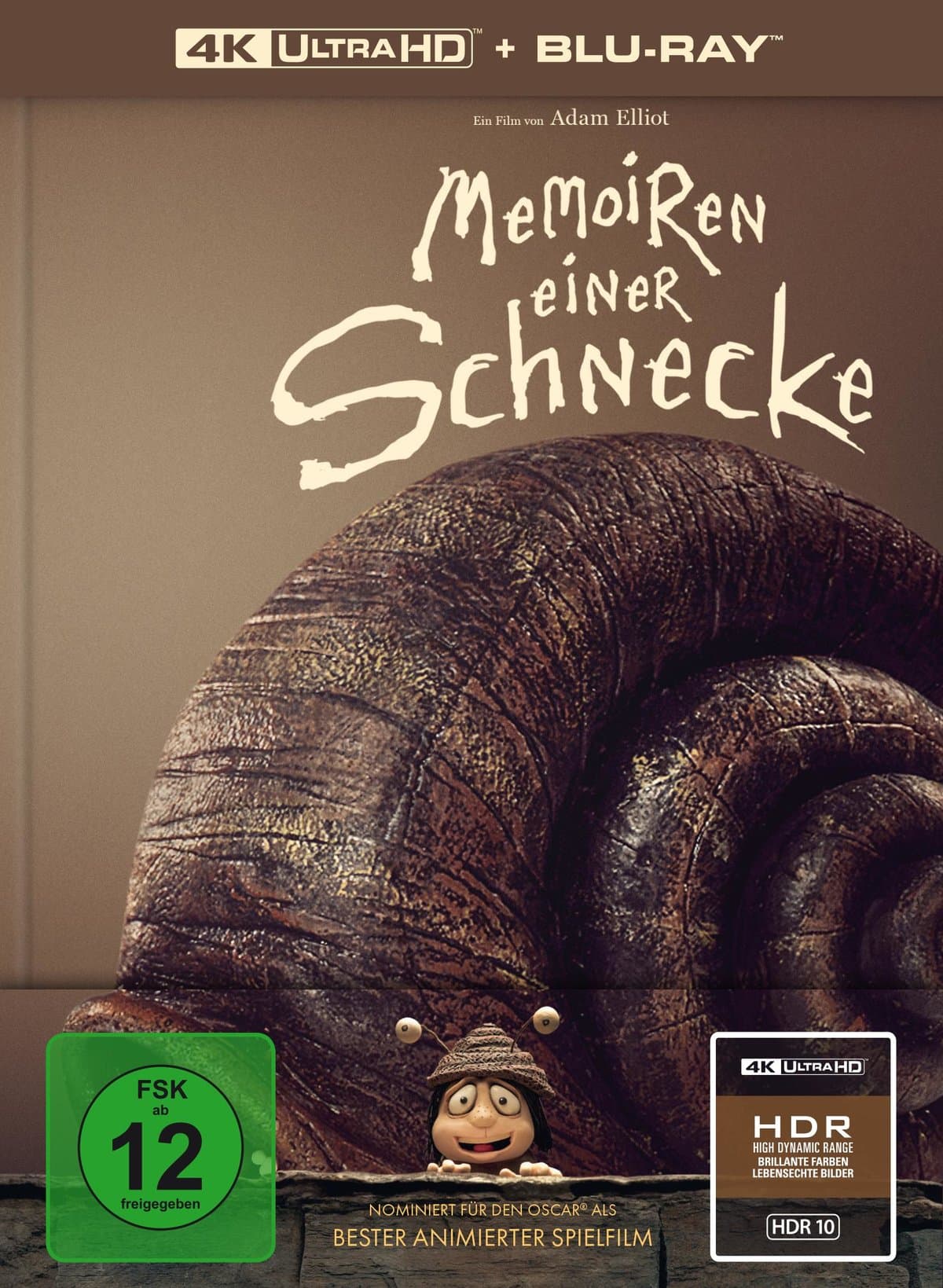 Memoiren einer Schnecke - Limitiertes Mediabook  (4K Ultra HD + Blu-ray)