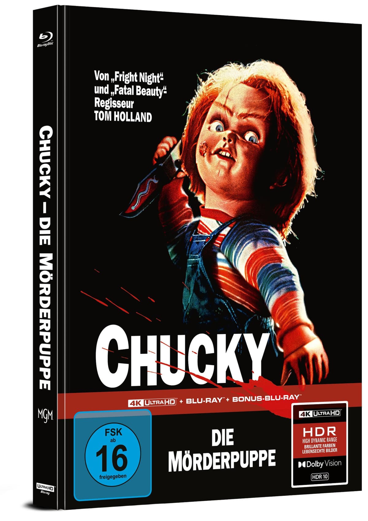 Chucky – Die Mörderpuppe - Limitiertes Mediabook - Cover A  (4K Ultra HD+Blu-ray+Bonus-Blu-ray)