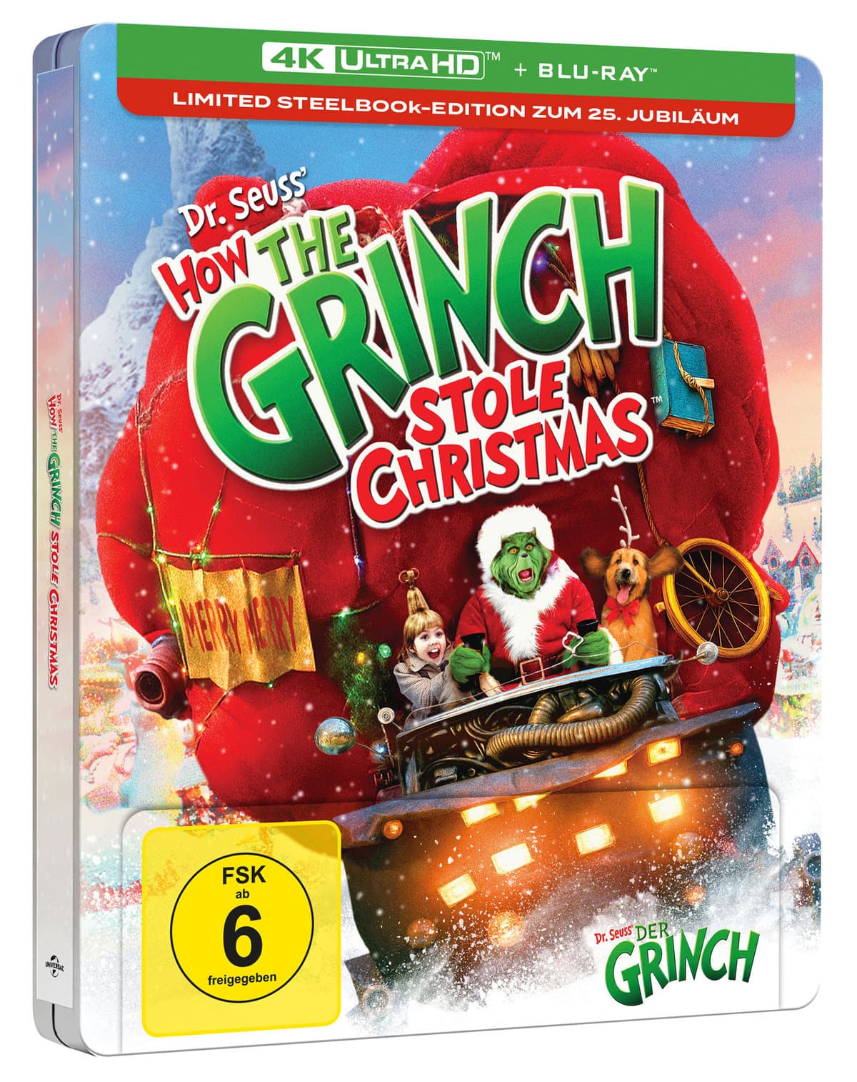 Der Grinch - Steelbook - Limited Edition (4K Ultra HD) (+ Blu-ray)