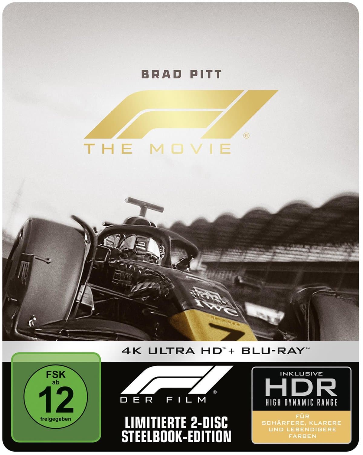 F1 - Limitiertes Steelbook - Cover A  (4K Ultra HD) (+ Blu-ray)