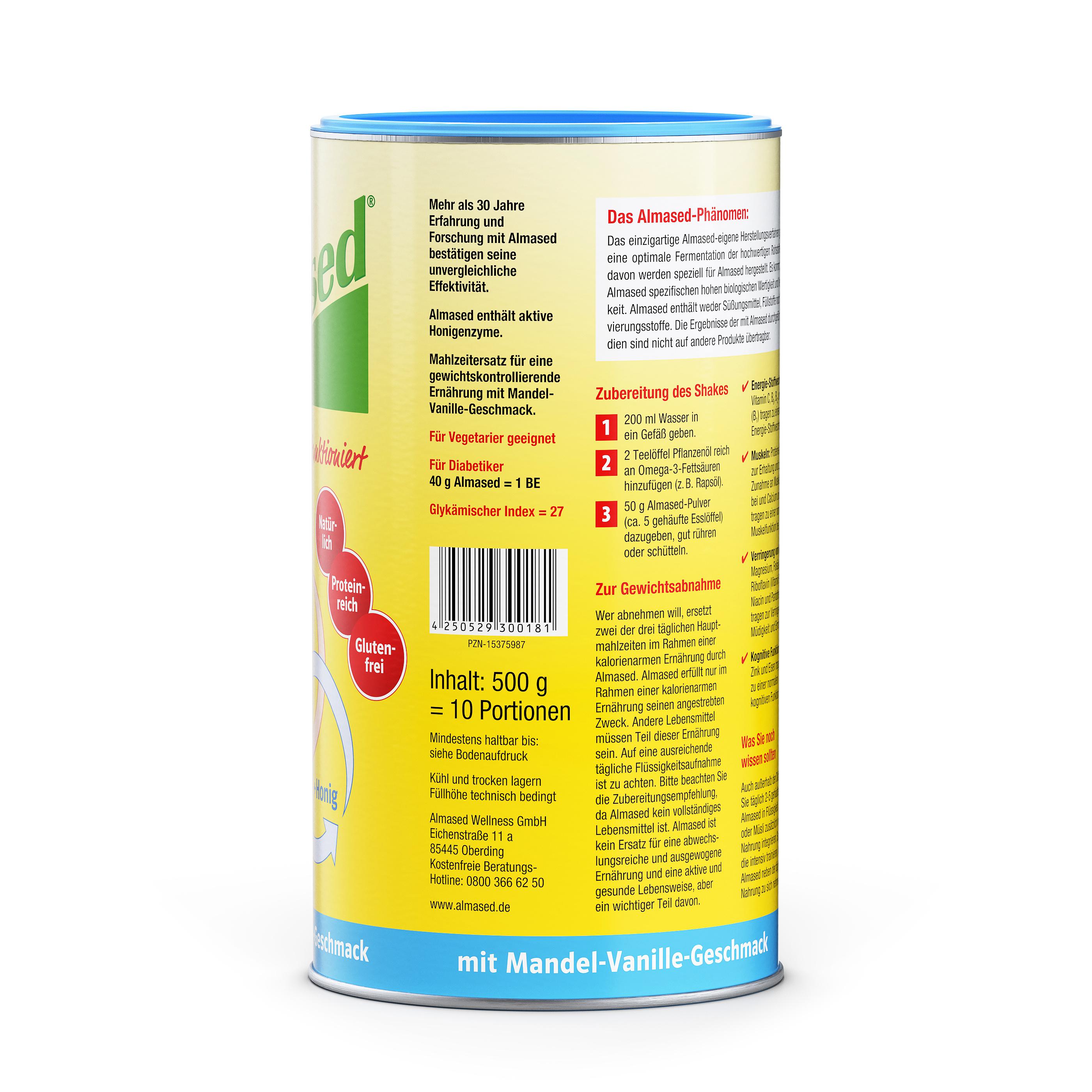 Produktbild ALMASED Vitalkost Mandel-Vanille Pulver 5 von 5