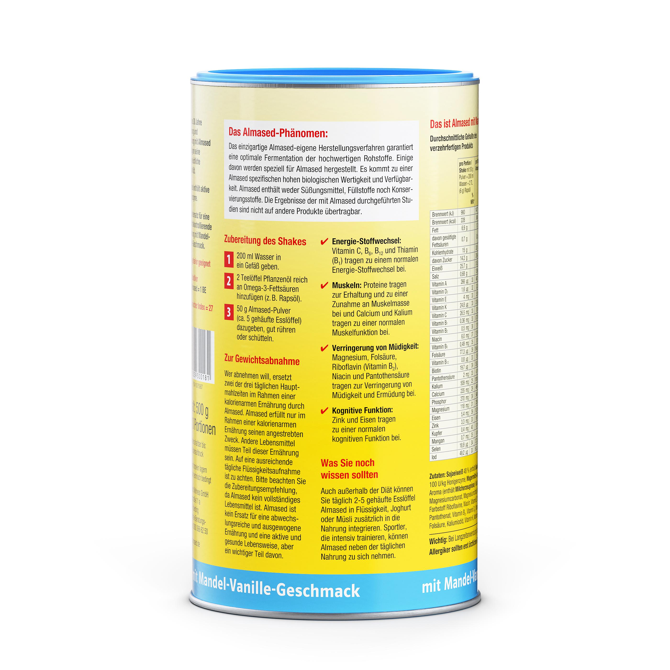 Produktbild ALMASED Vitalkost Mandel-Vanille Pulver 3 von 5