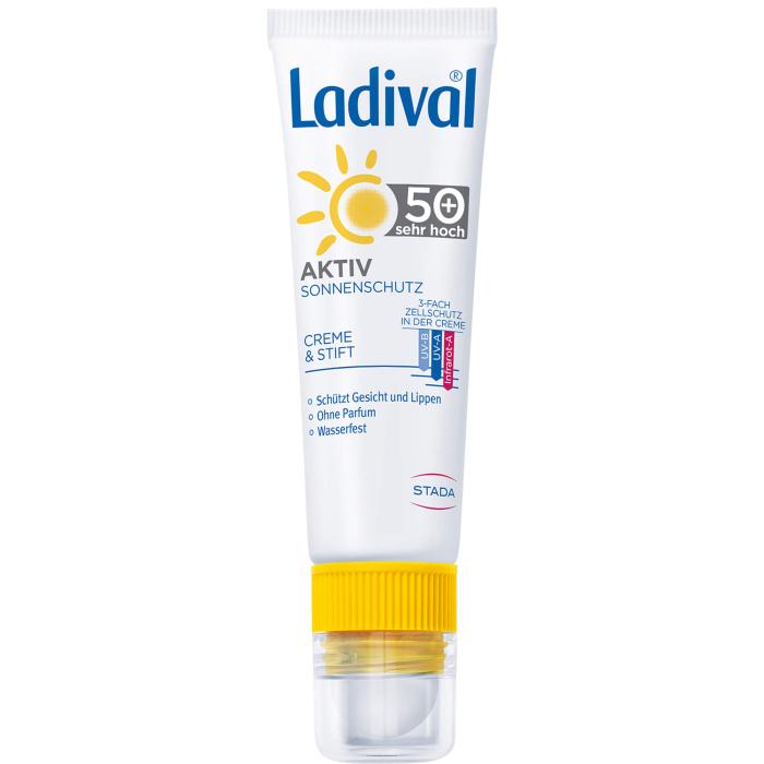 Ladival Aktiv Sonnenschutz Gesicht&Lippen LSF 50+