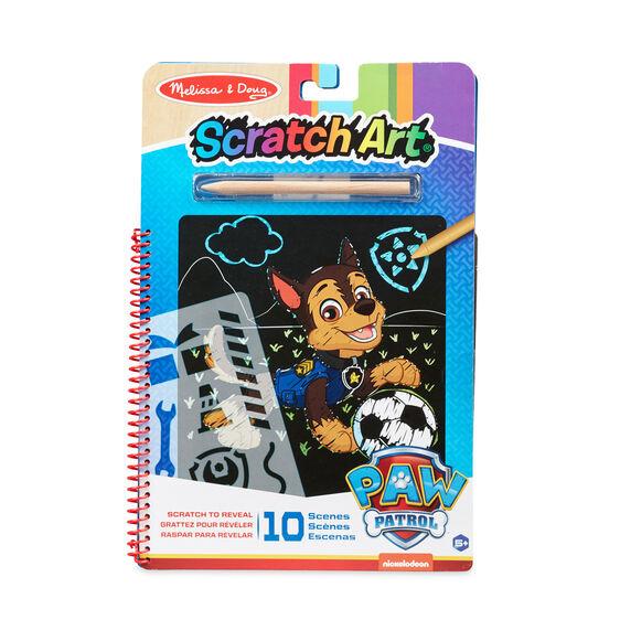 Melissa&Doug - PAW Patrol Scratch Art Block - Chase