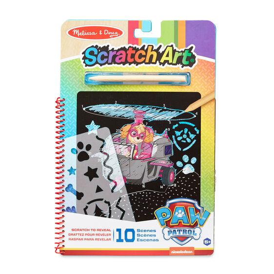 Melissa&Doug - PAW Patrol Scratch Art Block - Skye