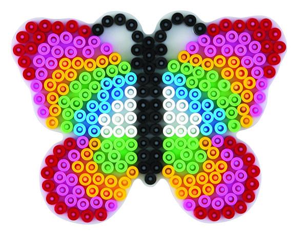 Produktbild Hama Bügelperlen midi5+ Stiftplatte Schmetterling 2 von 2