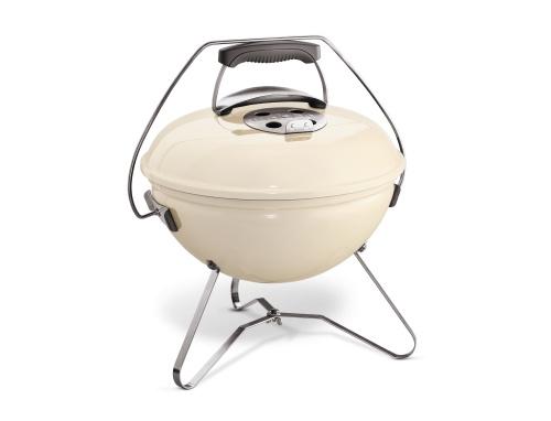 Weber Holzkohle-Kugelgrill Smokey Joe Premium Ø 37 cm Ivory