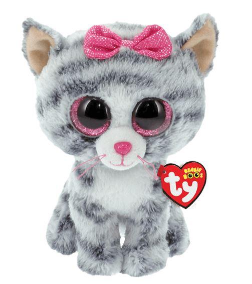 Ty - Plüschfigur  Beanie Boos Kiki Cat 15 cm