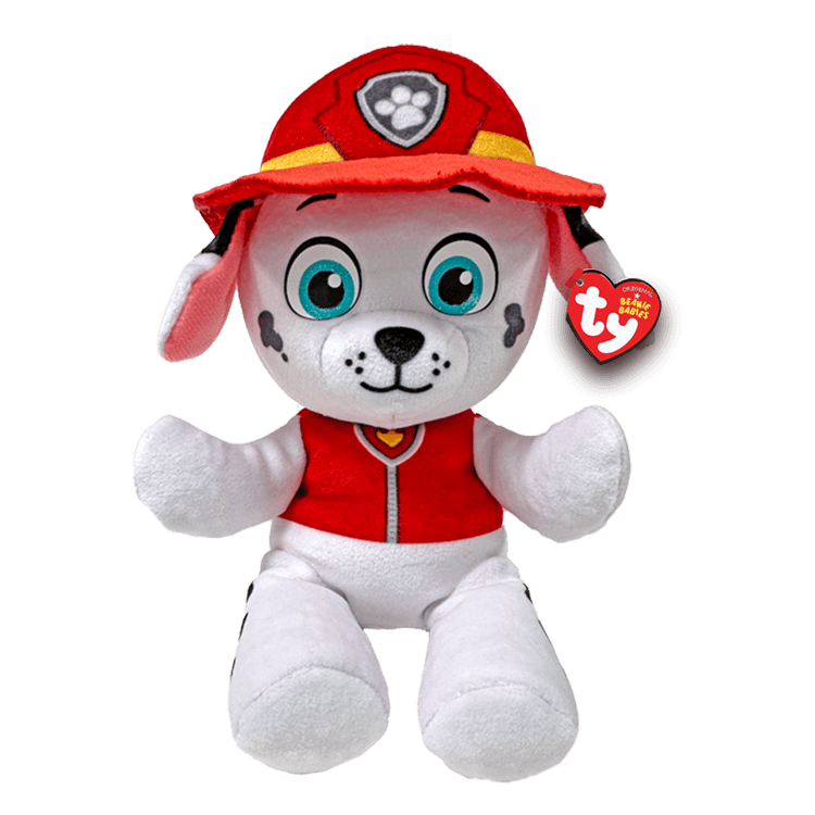 Ty - Plüschfigur PAW Patrol Marshall – Feuerwehrhund Plüschtier aus der TV‑Serie, ca. 20 cm
