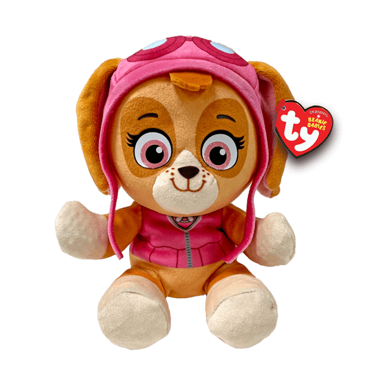 Ty - Plüschfigur PAW Patrol Skye – Plüschtier Helikopter‑Hündin aus der TV‑Serie, ca. 20 cm