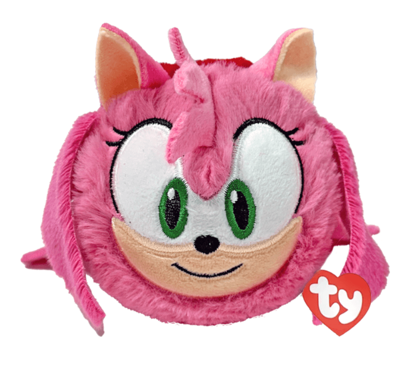 Ty Beanie Bouncers Sonic the Hedgehog Amy Rose Plüschball ca. 10 cm