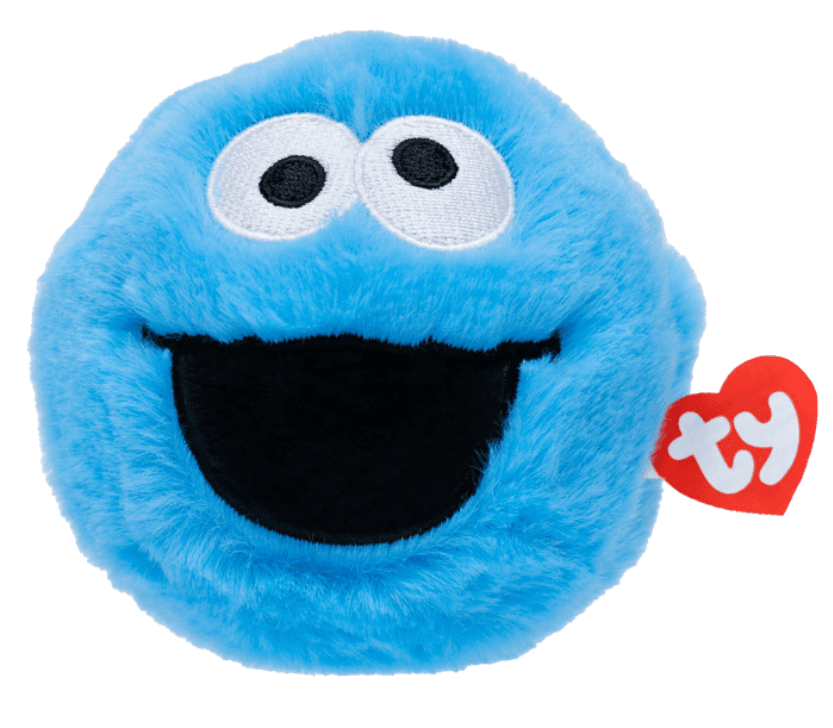 Ty Beanie Bouncers Sesamstraße Krümelmonster Plüschball ca. 10 cm