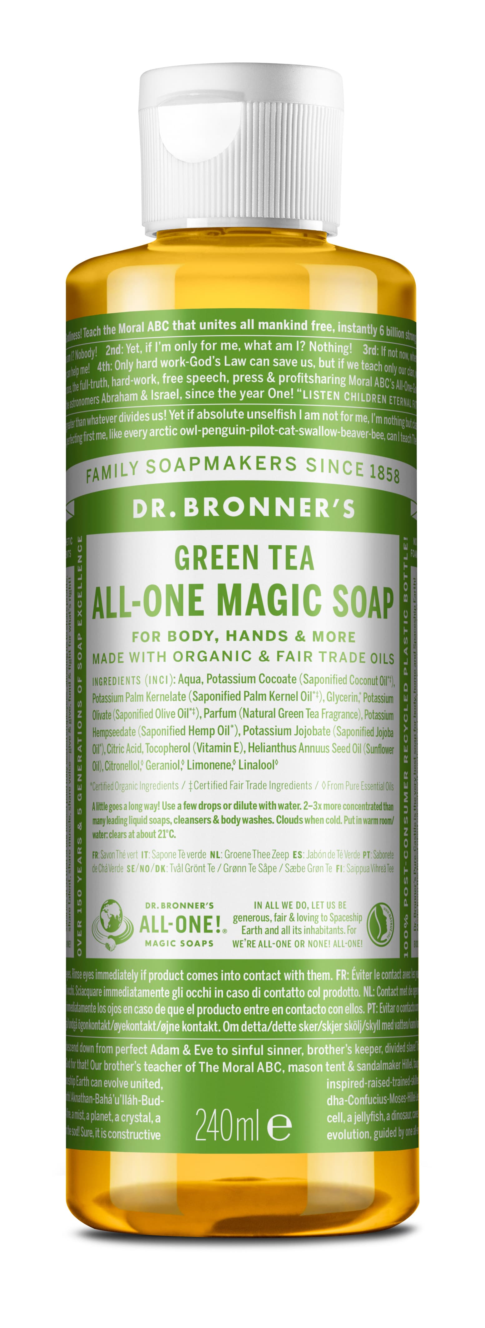 DR. BRONNER'S 18-in-1 Naturseife Green Tea