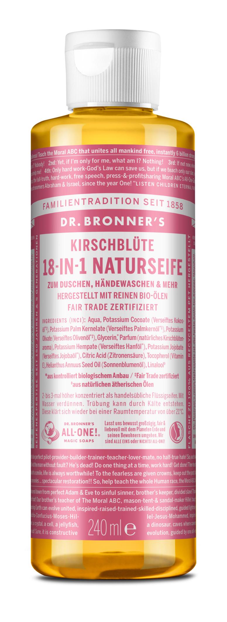 DR. BRONNER'S 18-IN-1 Naturseife Kirschblüte