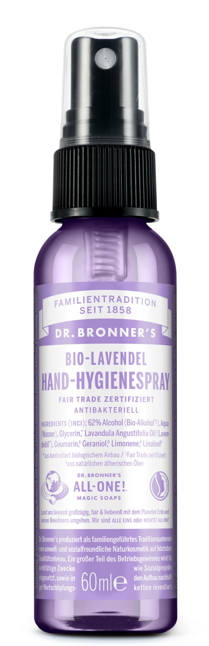 DR. BRONNER'S natürliches Fair Trade Handhygienespray