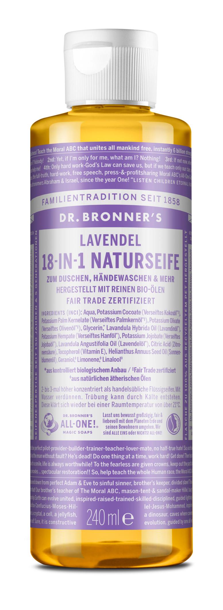 DR. BRONNER'S 18-IN-1 Naturseife Lavendel