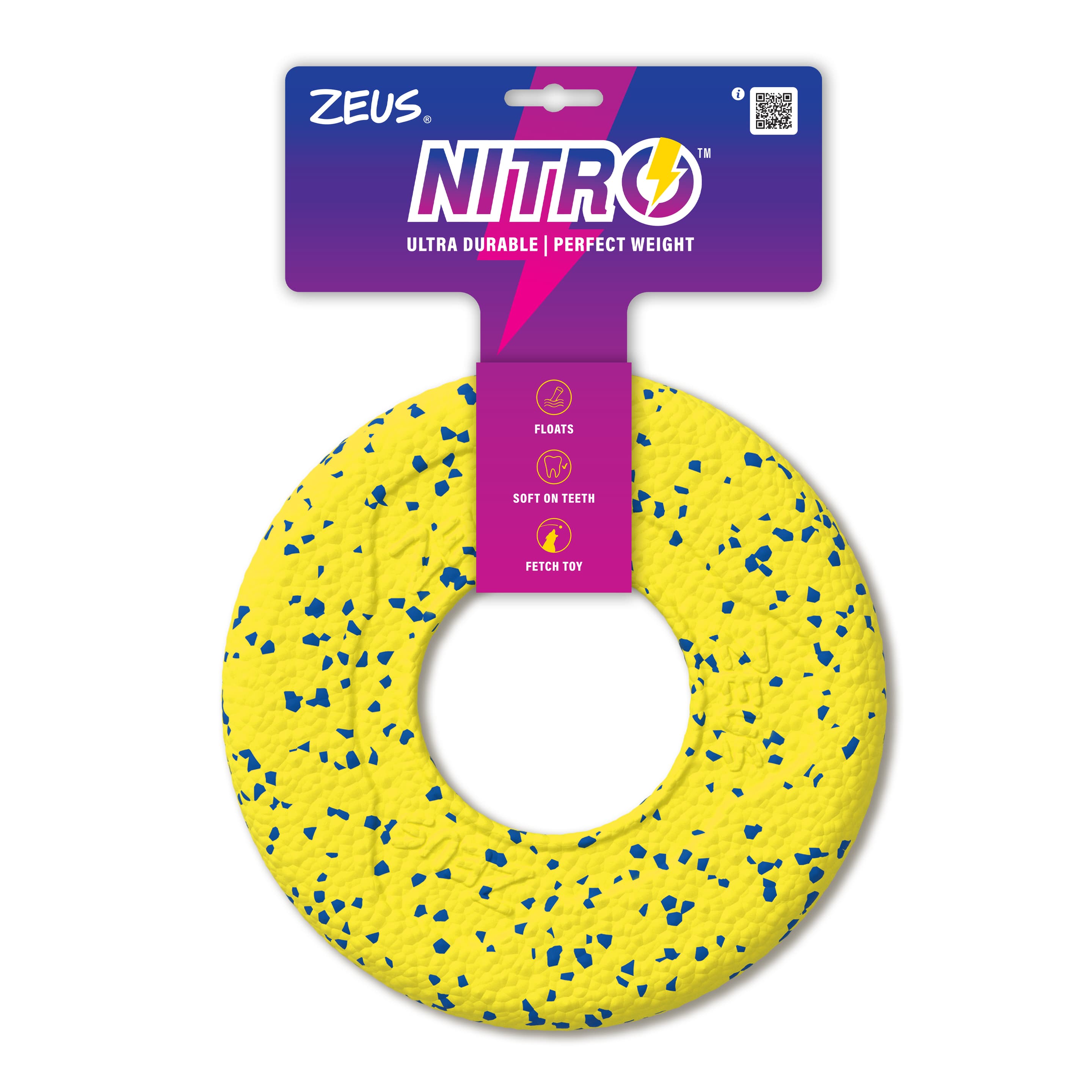 ZEUS Hundespielzeug Nitro Flying Disc