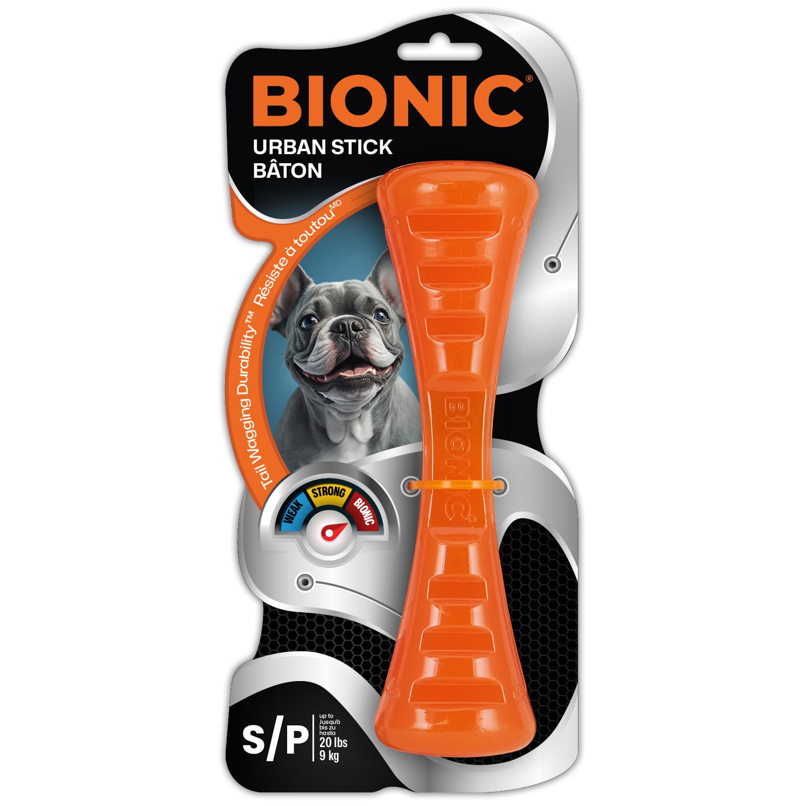 BIONIC Hundespielzeug Urban Stick 20cm