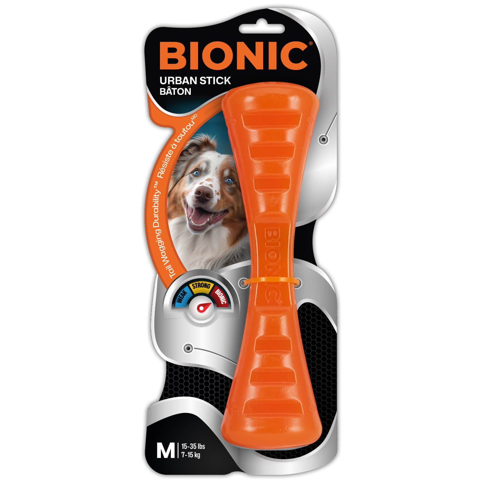 BIONIC Hundespielzeug Urban Stick 23cm