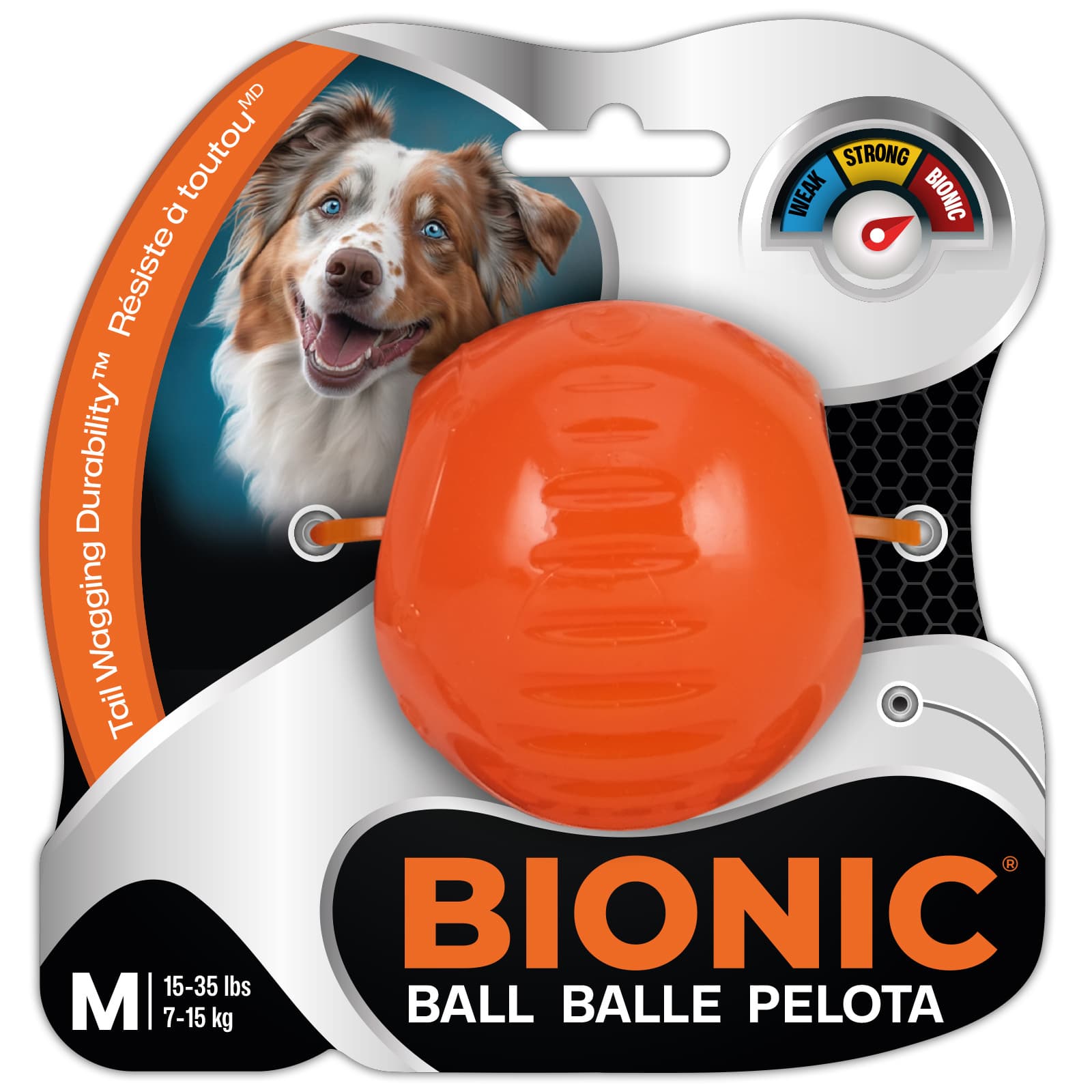BIONIC Hundespielzeug Ball 6,7cm