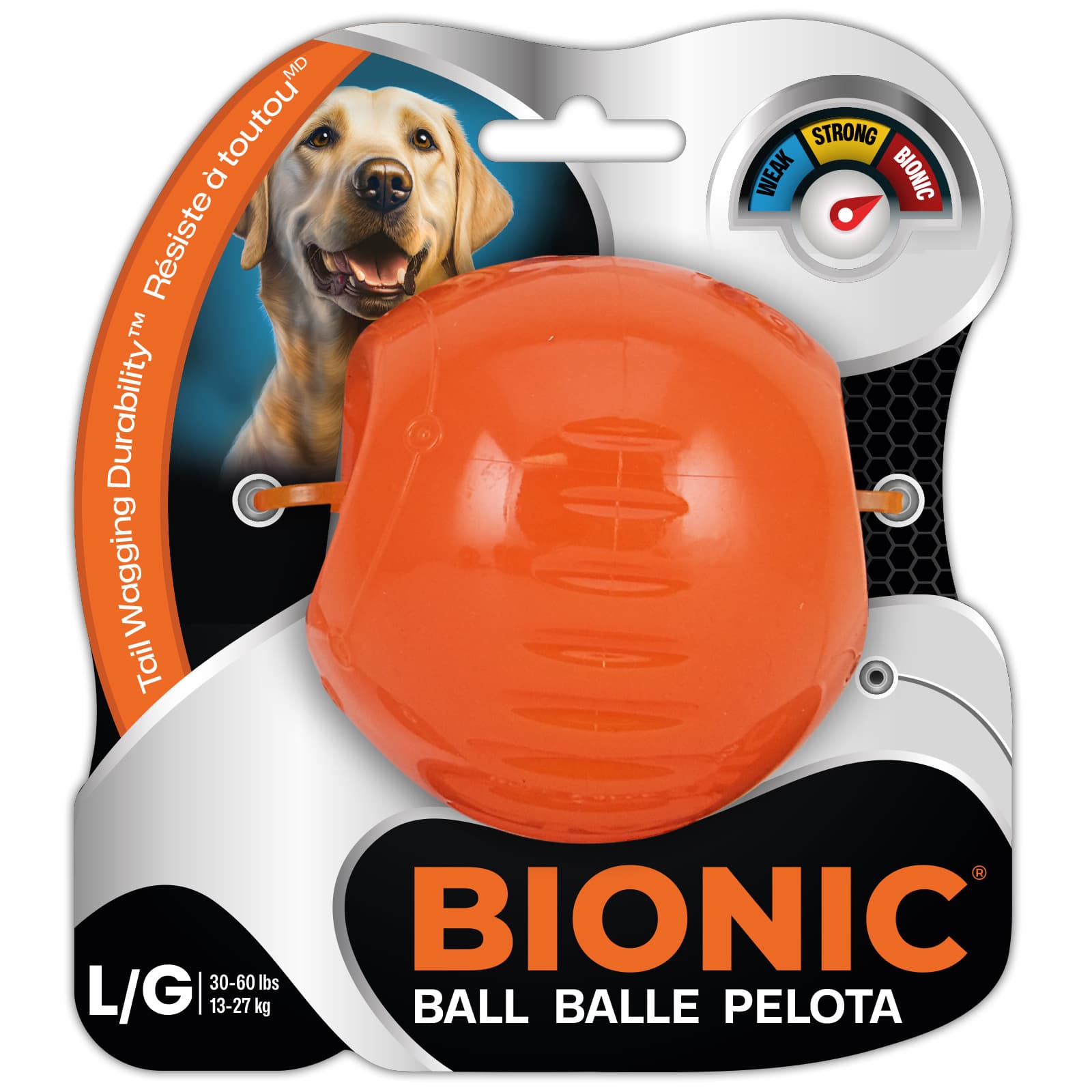 BIONIC Hundespielzeug Ball 8,2cm