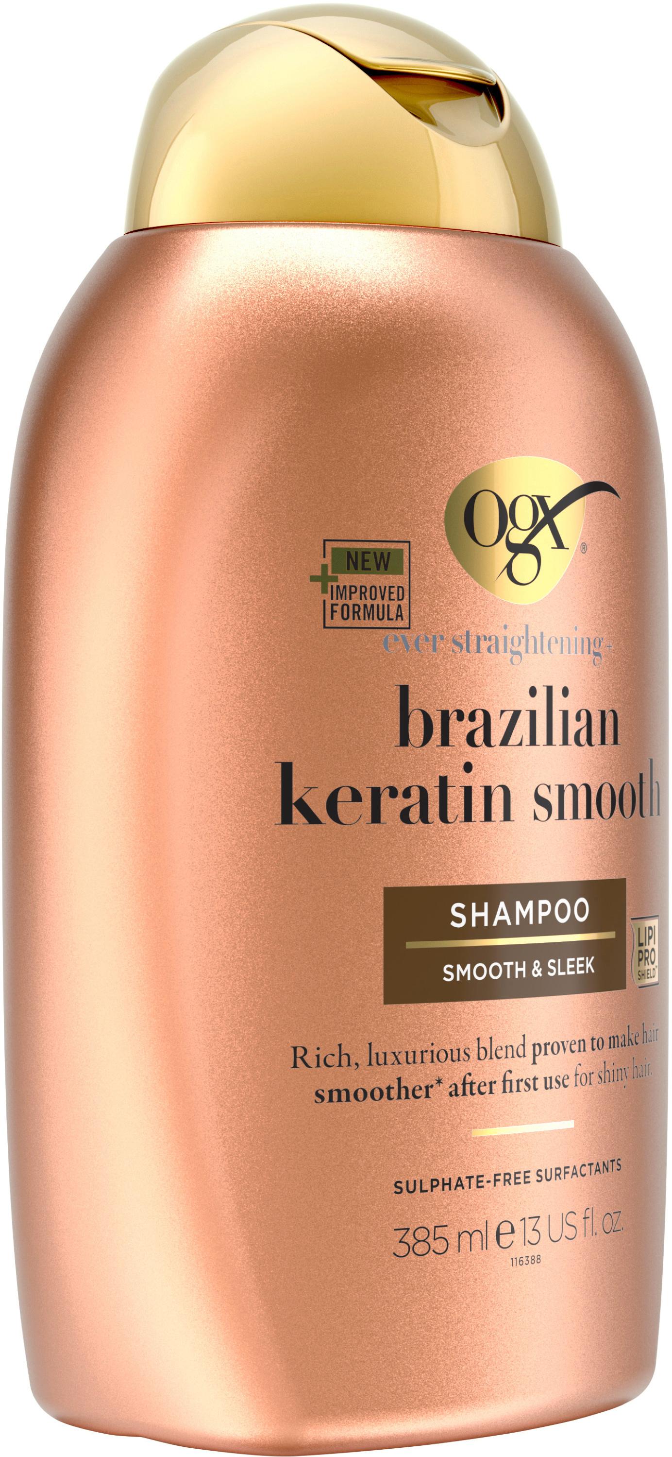 Produktbild OGX ever straightening + brazilian keratin smooth SHAMPOO 385ml 5 von 10