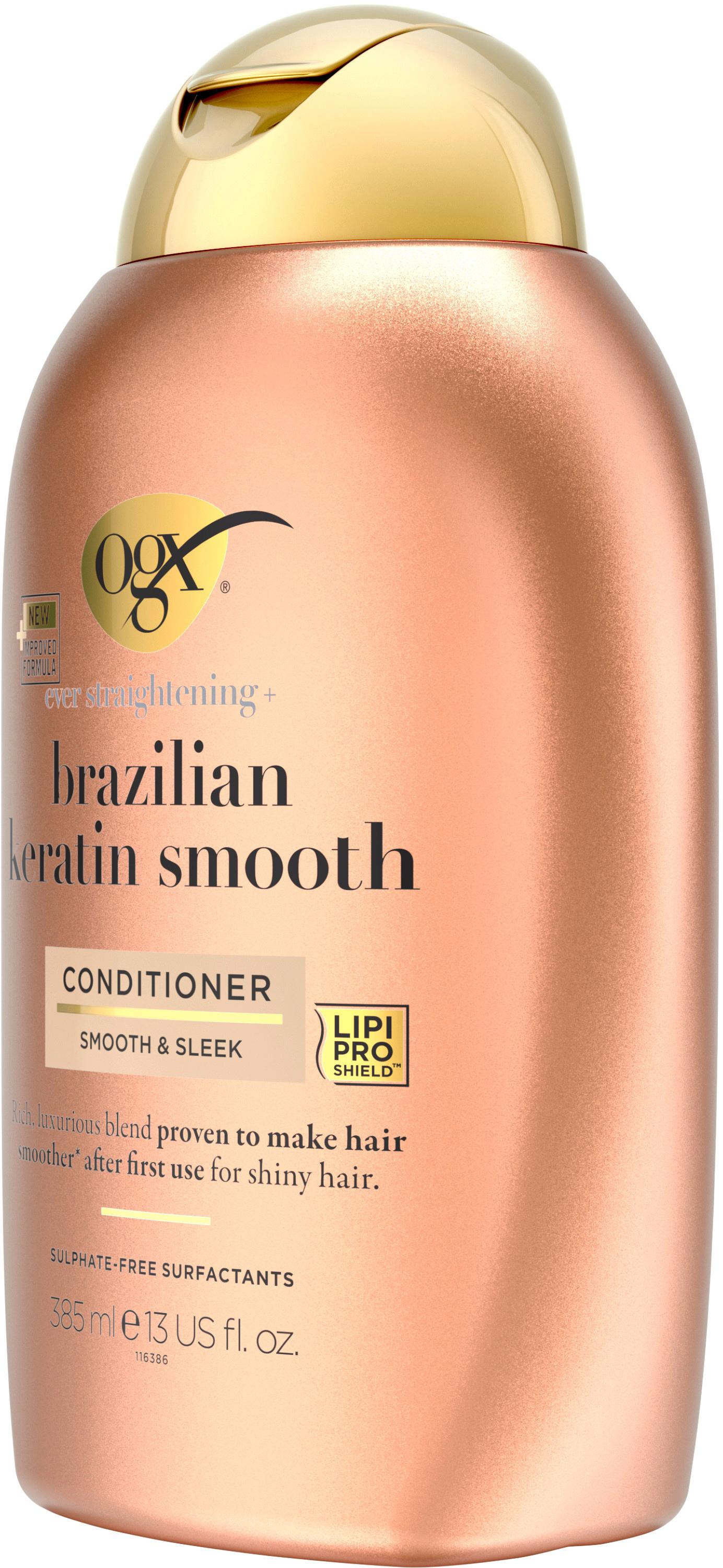 Produktbild OGX ever straightening + brazilian keratin smooth CONDITIONER 385ml 9 von 10