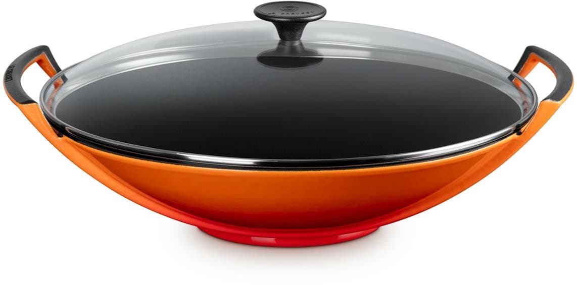 Le Creuset Wok mit Glasdeckel Ø 36cm