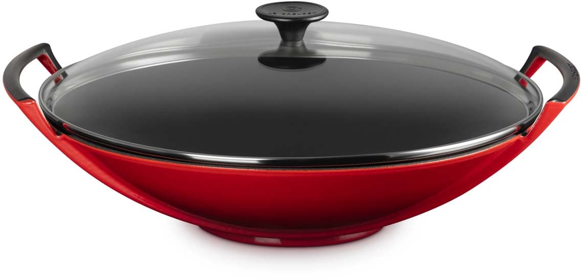 Le Creuset Wok mit Glasdeckel Ø 36cm