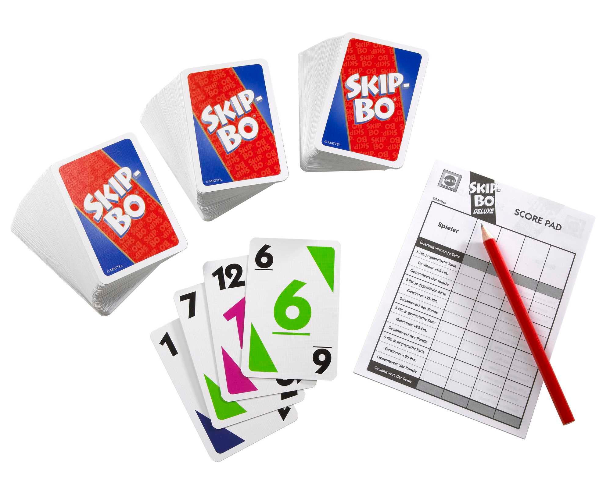Produktbild Mattel Games SKIP-BO Deluxe Metallbox, Kartenspiel, Familienspiel, Kinderspiel 3 von 6