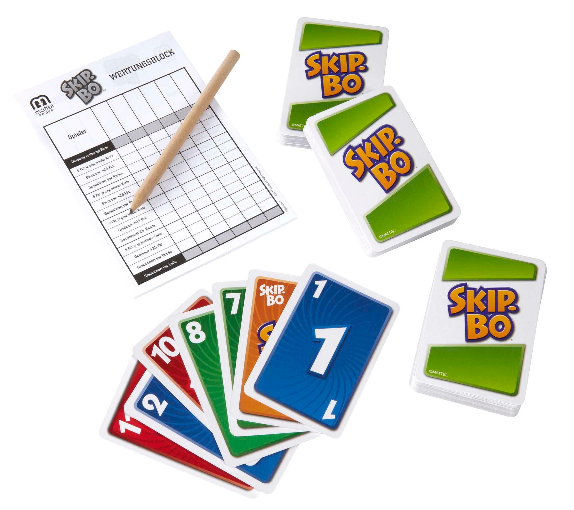 Produktbild Mattel Games SKIP-BO Deluxe Metallbox, Kartenspiel, Familienspiel, Kinderspiel 2 von 6
