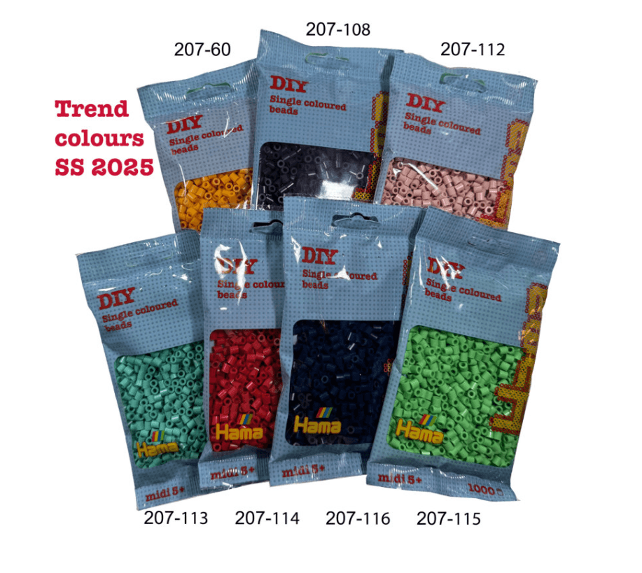 Produktbild Hama Bügelperlen midi5+ Beutel mit Perlen Midi 1.000 Stück -Apfelgrün 2 von 2