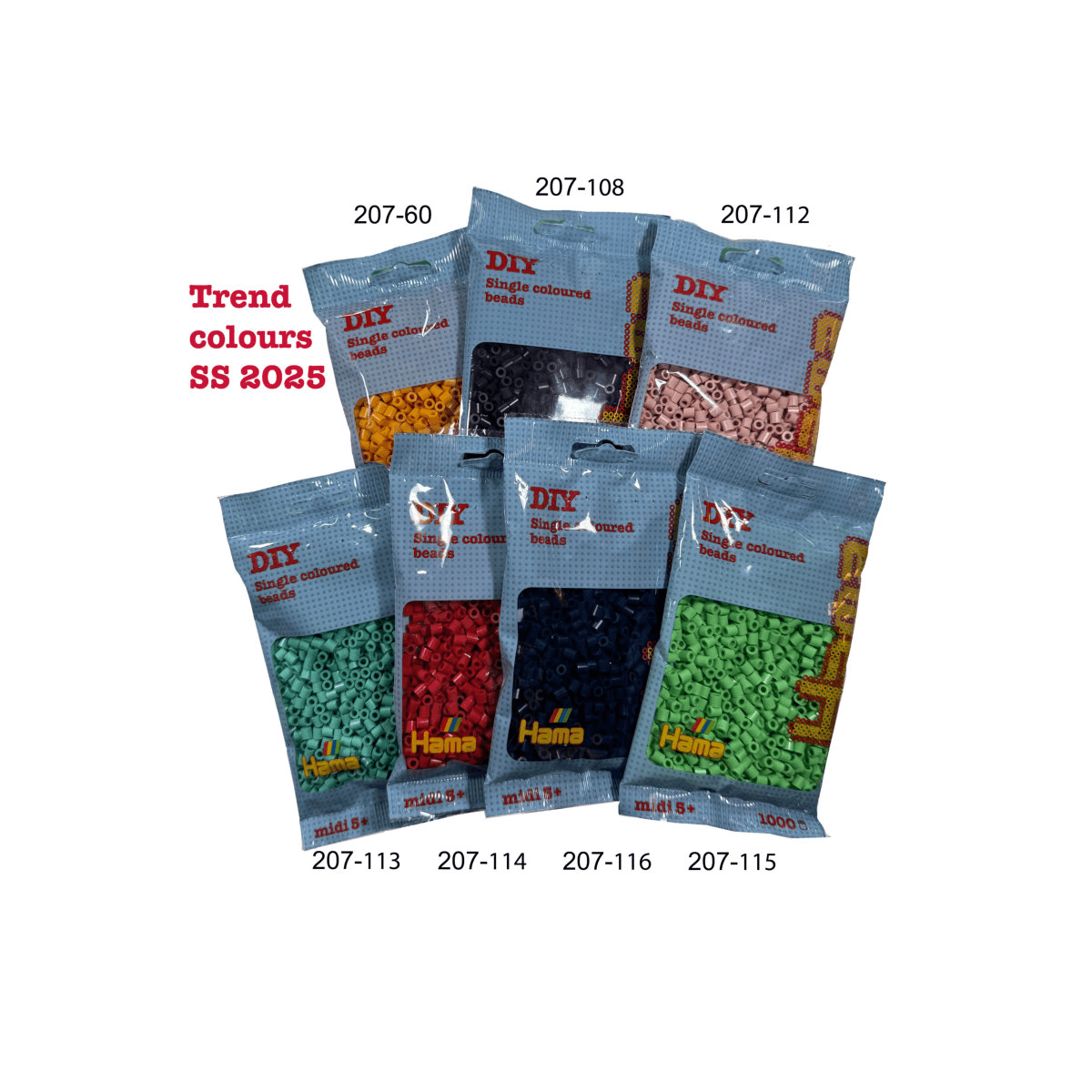 Produktbild Hama Bügelperlen midi5+  Beutel mit Perlen Midi 1.000 Stück -Nachtblau 2 von 2