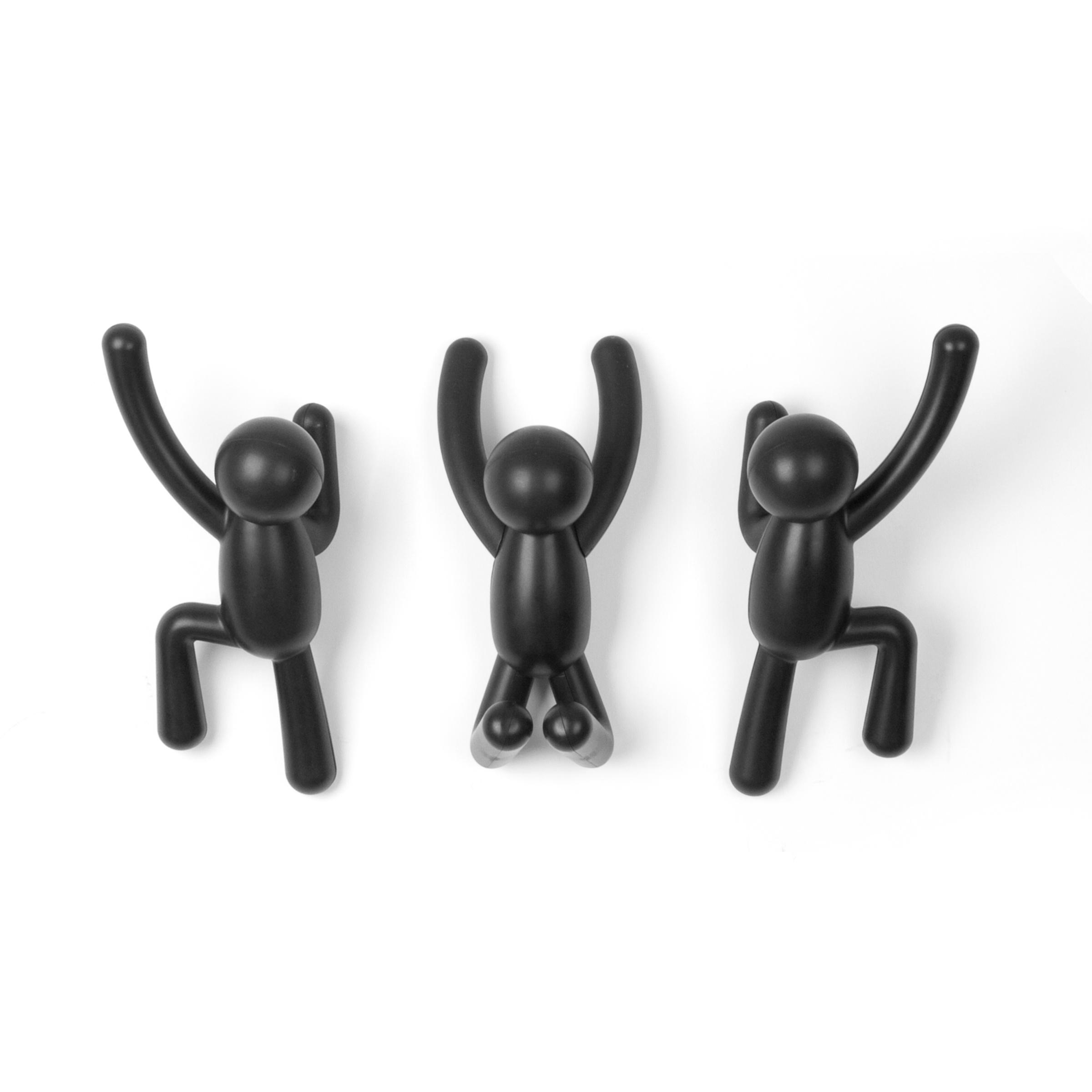 Produktbild umbra Kleiderhaken Buddy Hook Schwarz 3er-Set 3 von 3