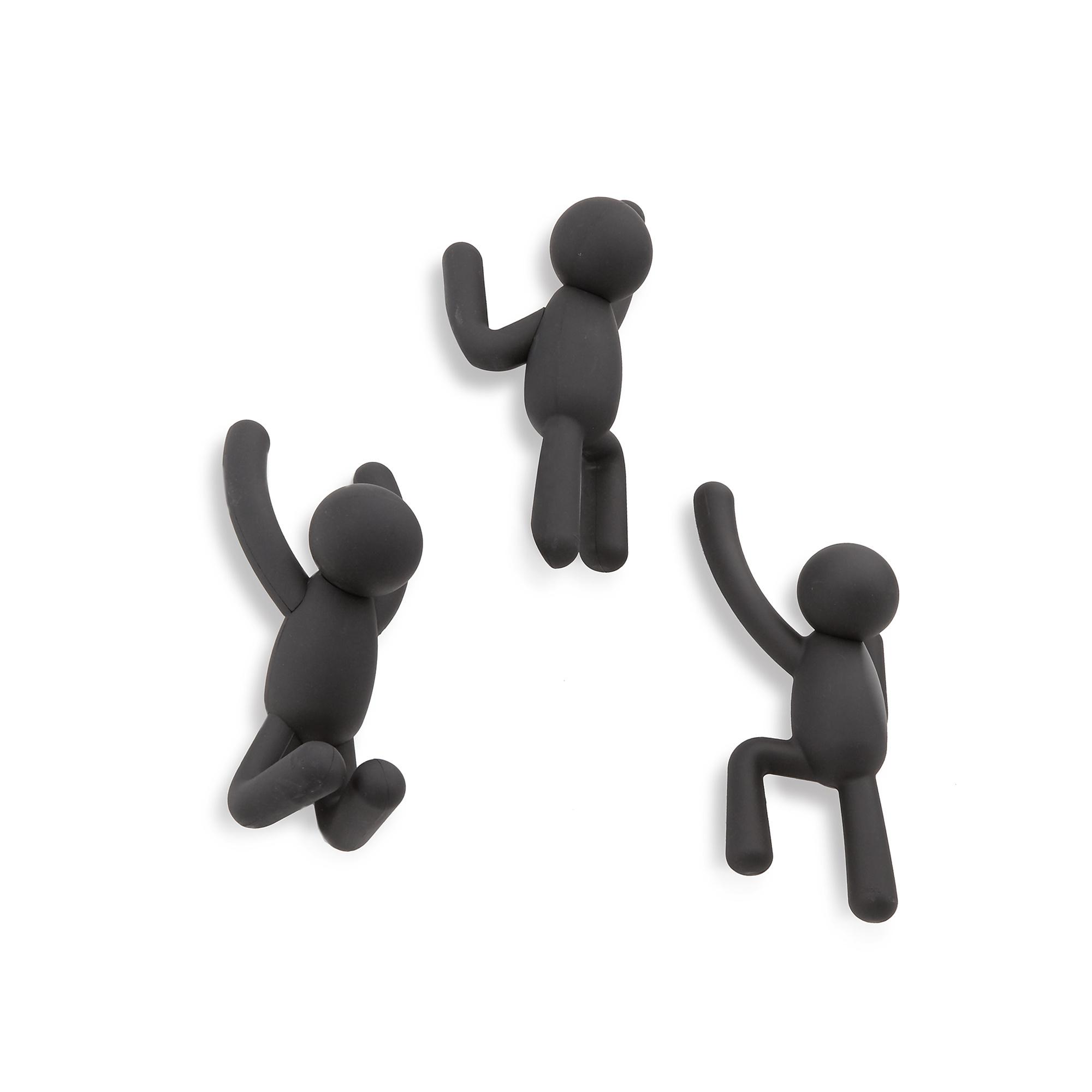 umbra Kleiderhaken Buddy Hook Schwarz 3er-Set