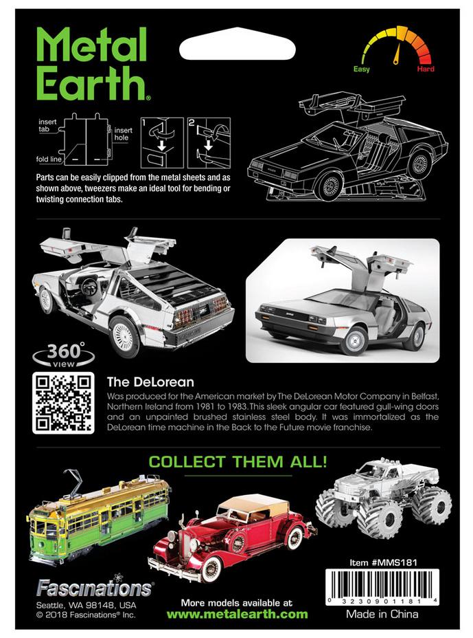 Produktbild Metal Earth 502447 - Delorean 3 von 3