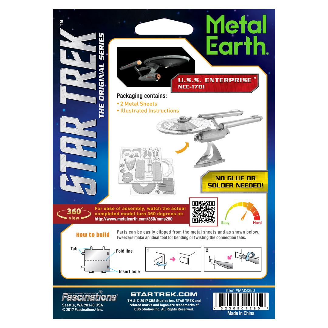 Produktbild Metal Earth 502670 - Star Trek NCC-1701 3 von 3