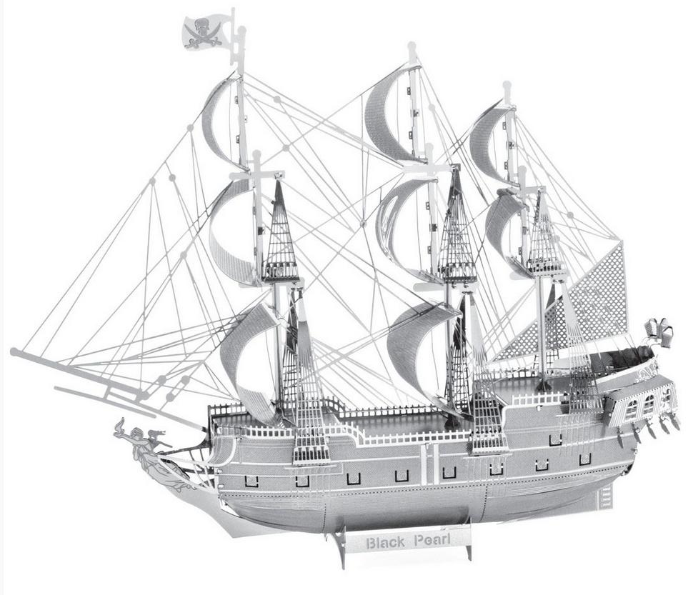 Metal Earth 502900 - Iconx Black Pearl