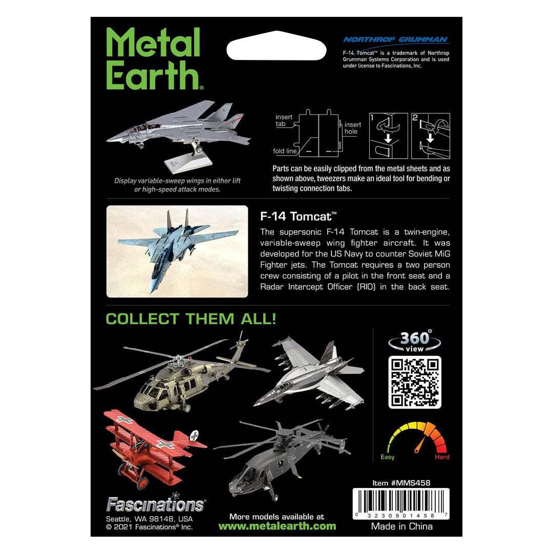 Produktbild Metal Earth 502523 - Metal Earth: F-14 Tomcat 2 von 3