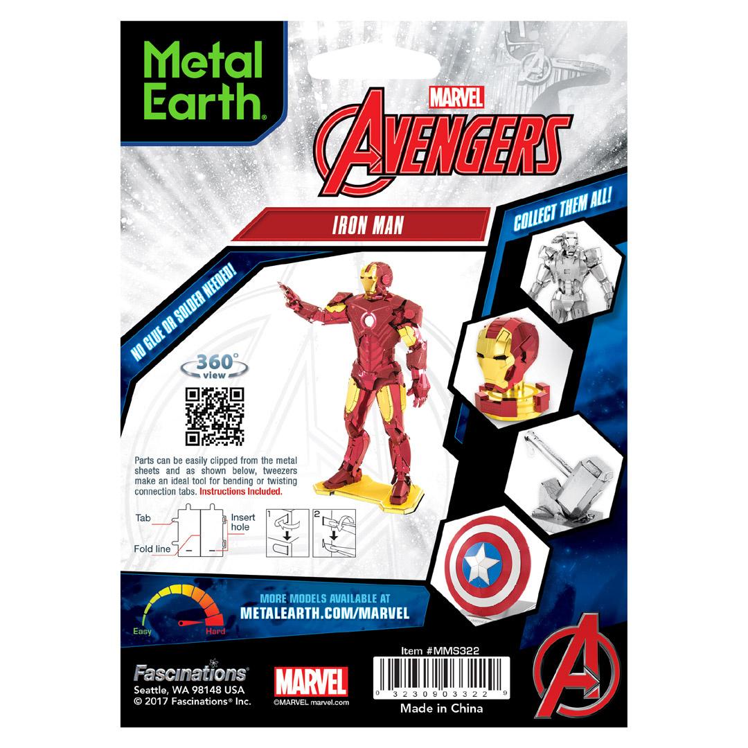 Produktbild Metal Earth 502642 - Marvel Avenger Iron Man 3 von 3