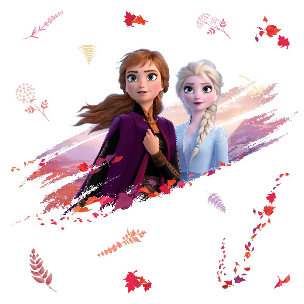 HCM Kinzel - RoomMates Wandsticker - DISNEY Frozen II Elsa und Anna