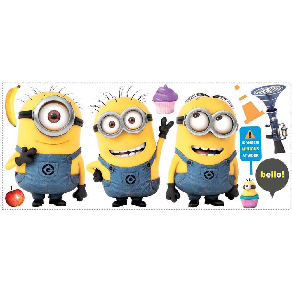 HCM Kinzel - RoomMates Wandsticker - Einfach Unverbesserlich 2 - Minions