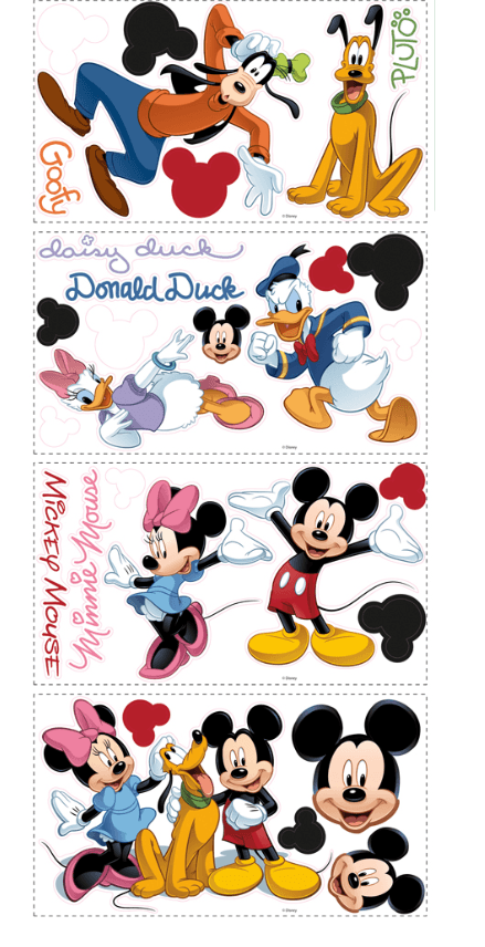HCM Kinzel - RoomMates Wandsticker - Disney Micky und seine Freunde
