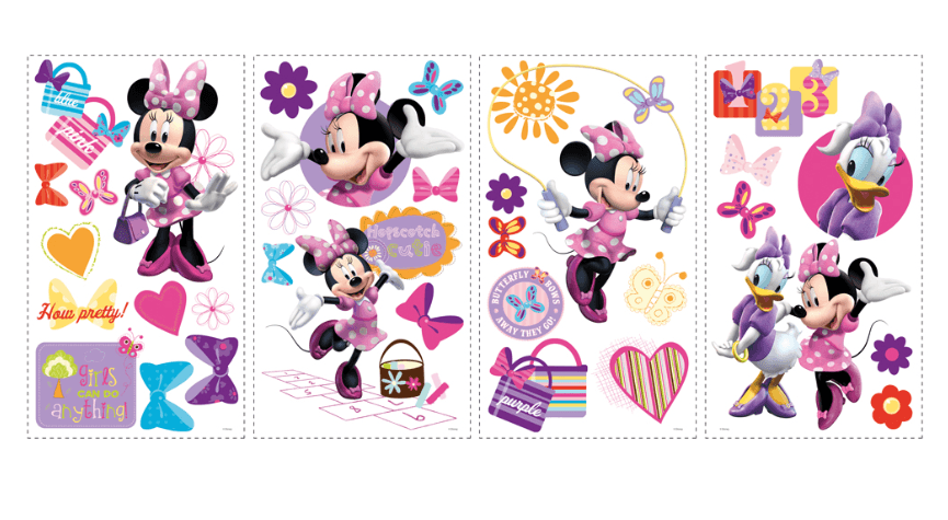 HCM Kinzel - RoomMates Wandsticker - Disney Minnie und Daisy 