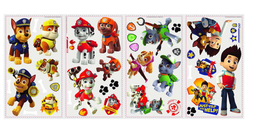 HCM Kinzel - RoomMates Wandsticker - Paw Patrol