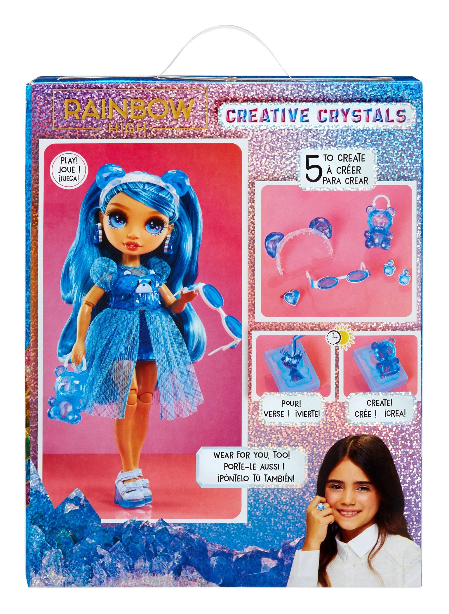 Produktbild Rainbow High Creative Crystals Fashion Doll- Skyler 10 von 12