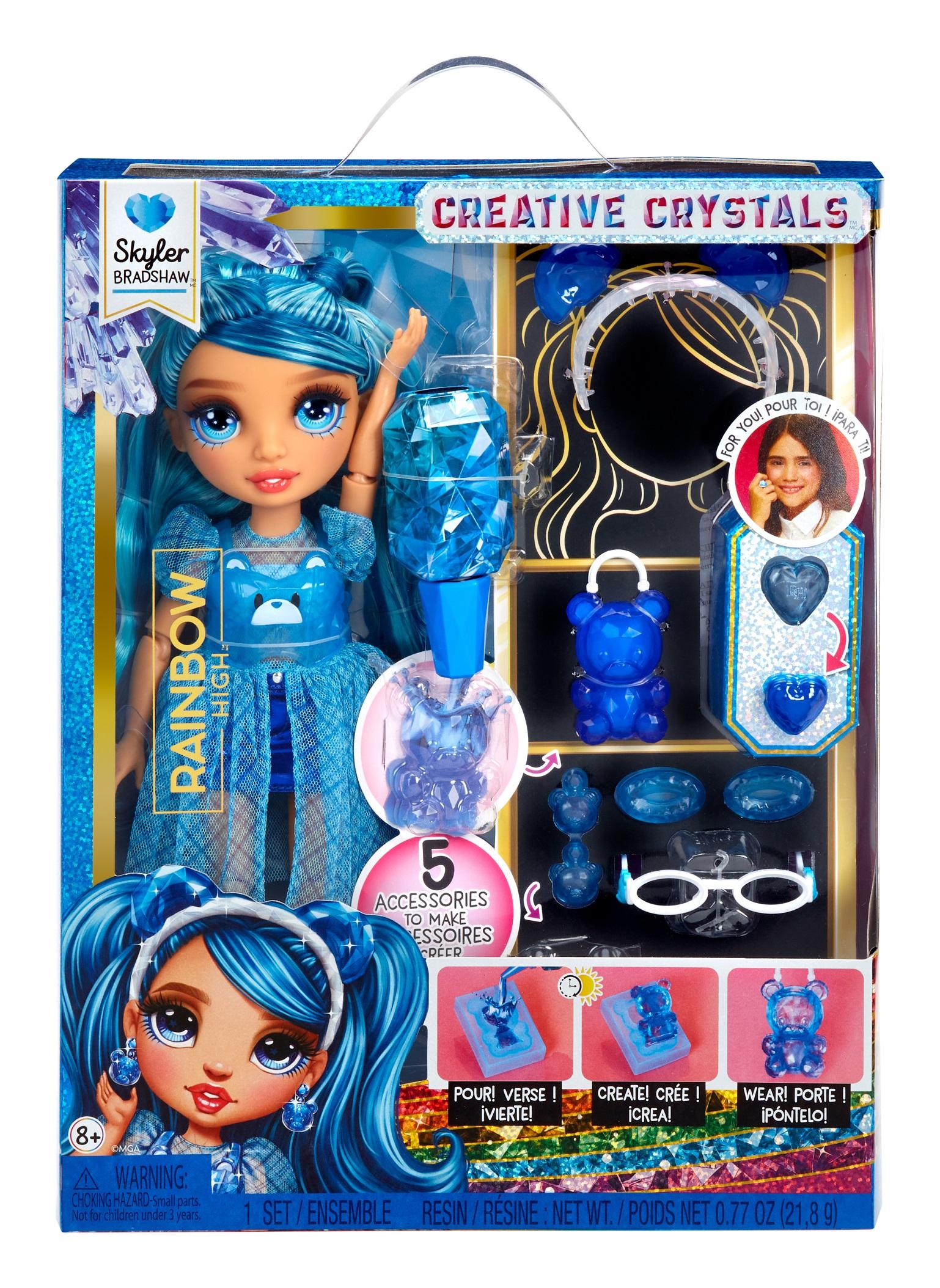 Produktbild Rainbow High Creative Crystals Fashion Doll- Skyler 8 von 12